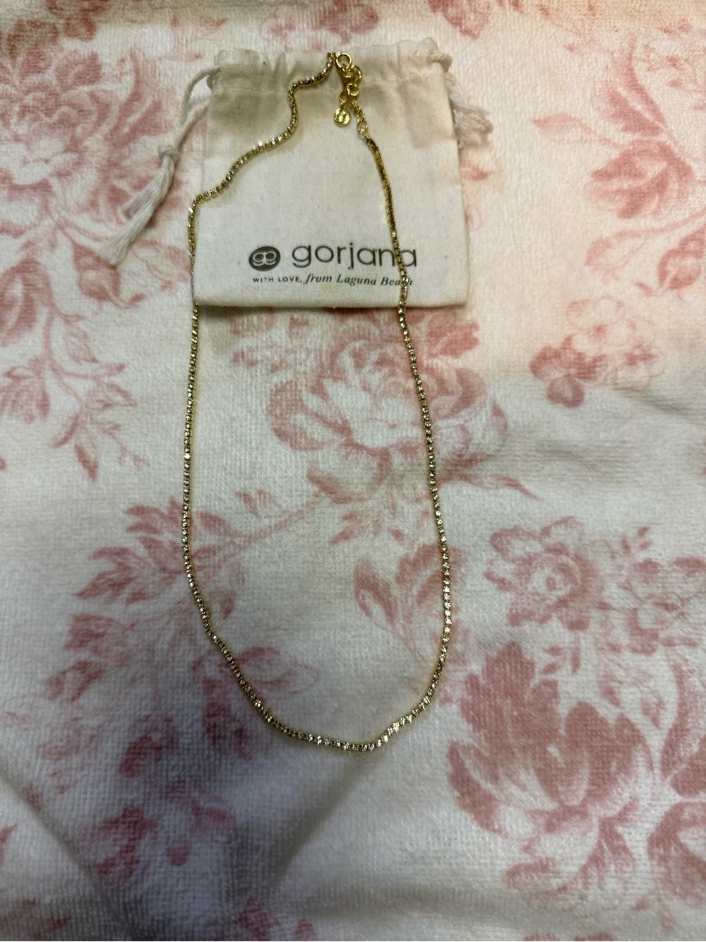 Gorjana Delicate Gold Bead Necklace